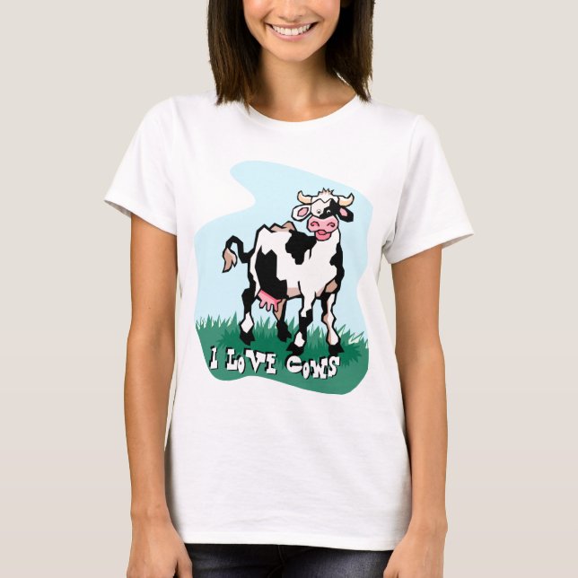 T-shirt I Love Cows (Devant)