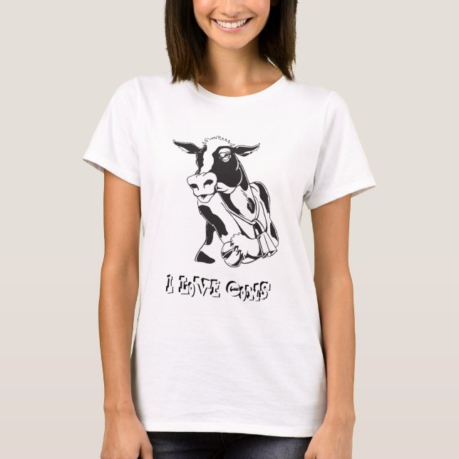 T-shirt I Love Cows (Devant)