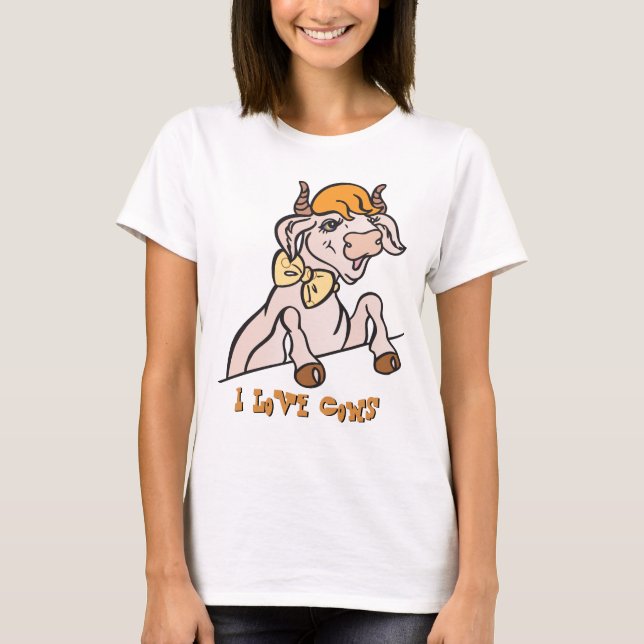 T-shirt I Love Cows (Devant)