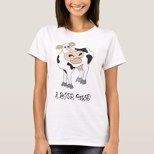 T-shirt I Love Cows (Devant)