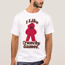 I Love Crunchy Games Fun Meeple Art