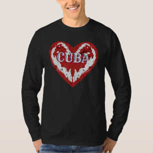 T-shirt I Love Cuba Heartland Life Island Forme Heart Yo