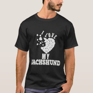 T-shirt I Love Dachshunds  37