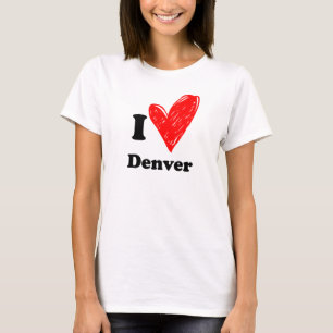 T-shirt I love Denver