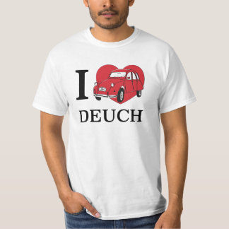 T-shirt I love Deuch