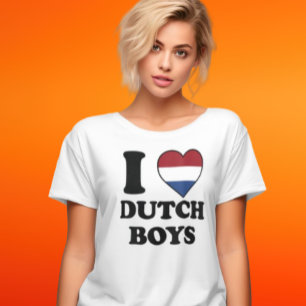 T-shirt I love Dutch Boys