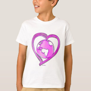 T-shirt I LOVE EARTH (Pink) Series