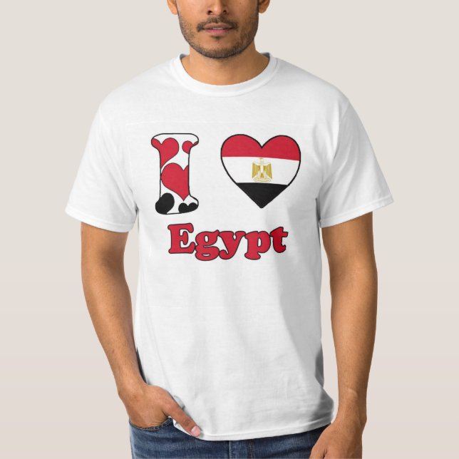 T-shirt I love Egypt (Devant)