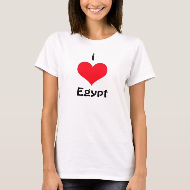 T-shirt I love Egypt (Devant)