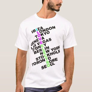 T-shirt I Love Electro World Wide