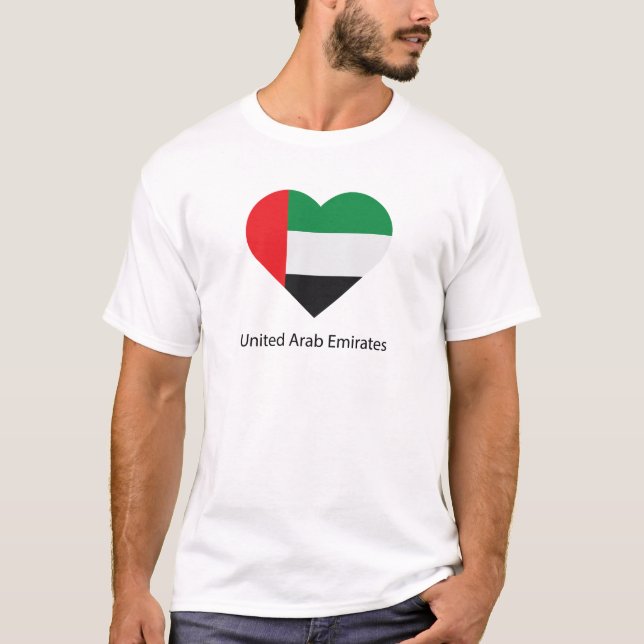 T-shirt I Love Émirats Arabes Unis (Devant)