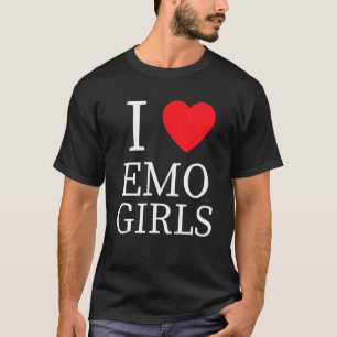 T-shirt I Love Emo Girls I Heart Emo Girls 4