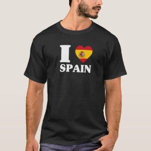 T-shirt I Love Espagne for Spain J'aime Espagne
