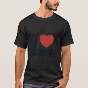 T-shirt I Love Excavato Chargeur hydraulique Excavato