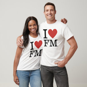 T-shirt I ❤️ Love FM - Gestion des installations PERSONNAL