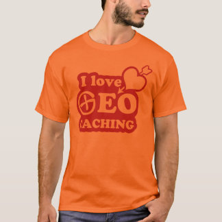 T-shirt I love geocaching