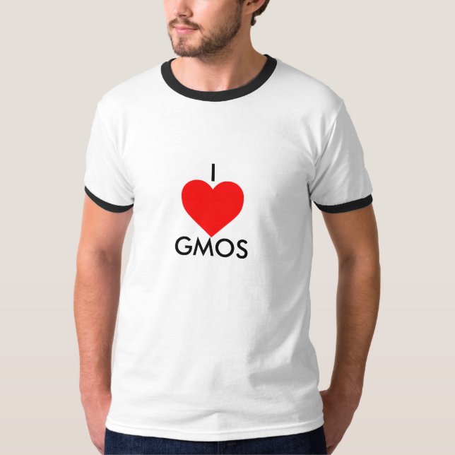 T-shirt I LOVE GMOS : Sensibilisation à la réalité (Devant)