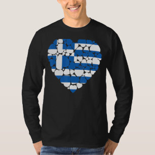 T-shirt I Love Grèce Drapeau Grèce