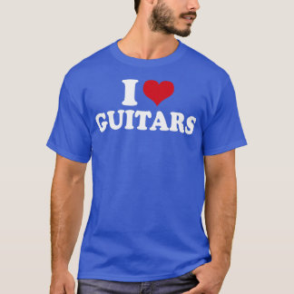 T-shirt I Love Guitars1