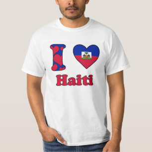 T-shirt I love Haiti