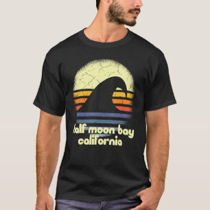 T-shirt I Love Half Moon Bay Beach California Ocean Wave C