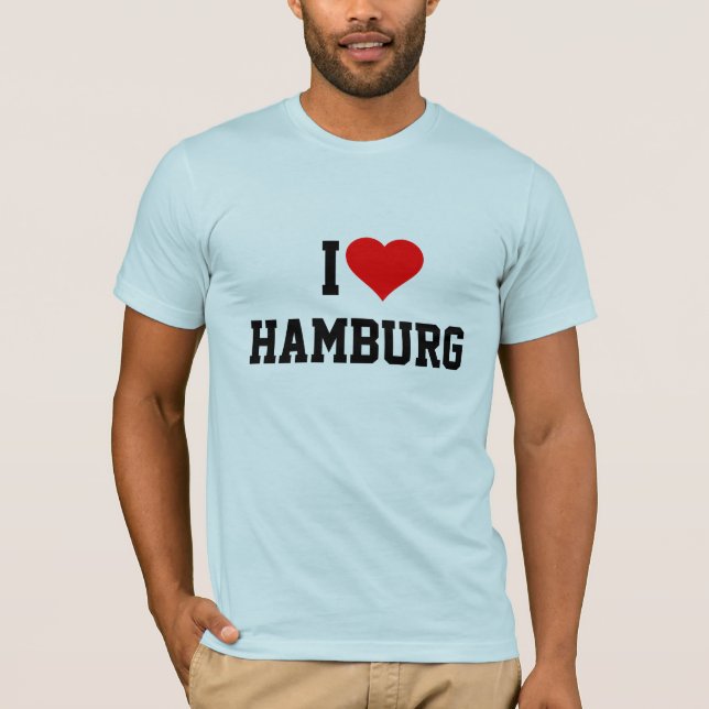 T-shirt I Love Hamburg (Devant)