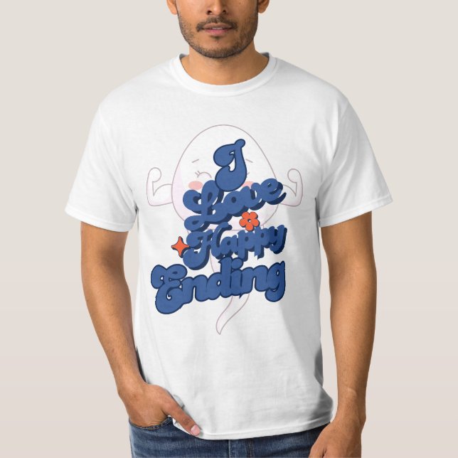 T-shirt I Love Happy Endings Tee (Devant)