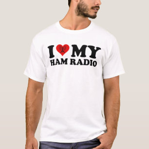 T-shirt I Love (Heart) My Ham Radio