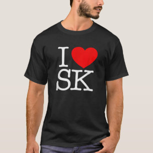 T-shirt I Love Heart SK T Shirt