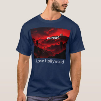 T-shirt I Love Hollywood