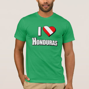 T-shirt I Love Honduras Diving