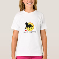 I Love Horses & Black Horse Running / Horticulture
