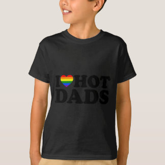 T-shirt I Love Hot Dads Lgbt Edition