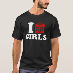 T-shirt I Love Hotel Girls