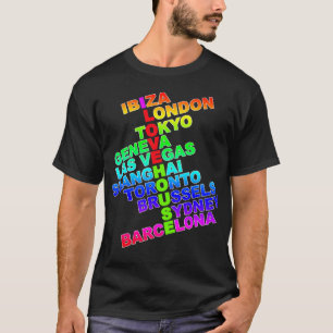 T-shirt I Love House Worldwide