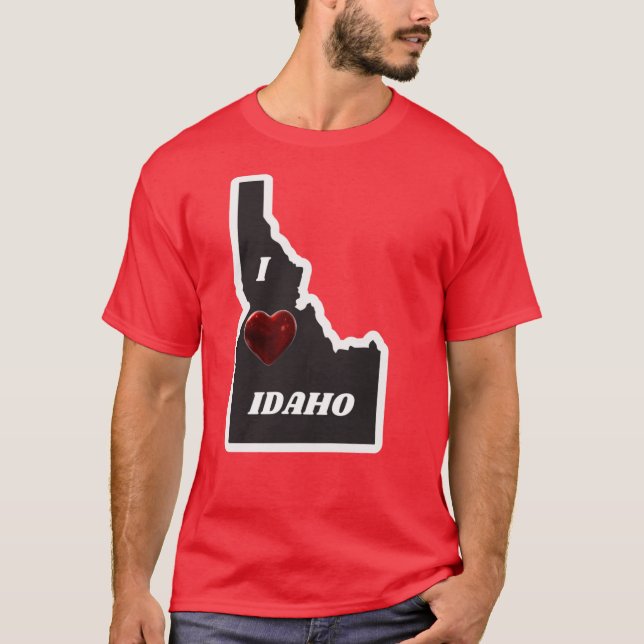 T-shirt I love Idaho 1 (Devant)