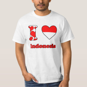 T-shirt I love Indonesia