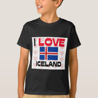 T-shirt I Love Islande