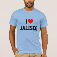 T-shirt I LOVE JALISCO