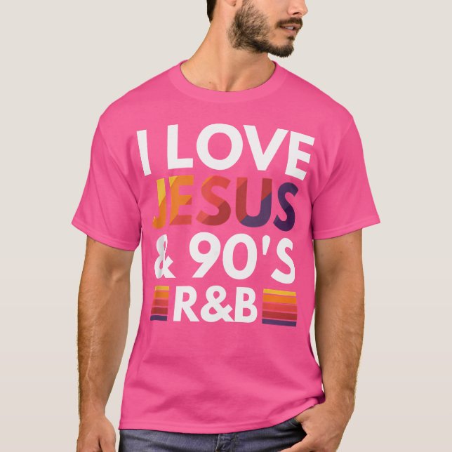 T-shirt I Love Jesus 90'S Rb (Devant)