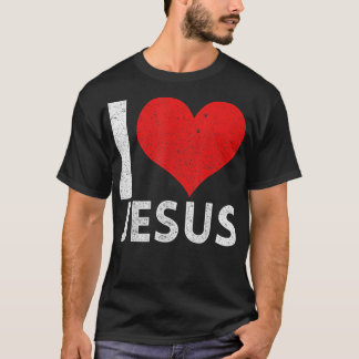 T-shirt I Love Jesus T-ShirtEs-tu un dévot patriotique de
