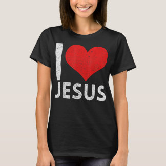 T-shirt I Love Jesus T-ShirtEs-tu un dévot patriotique de
