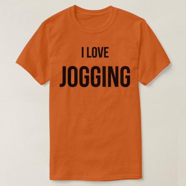 T-shirt I Love Jogging 5 (Design devant)