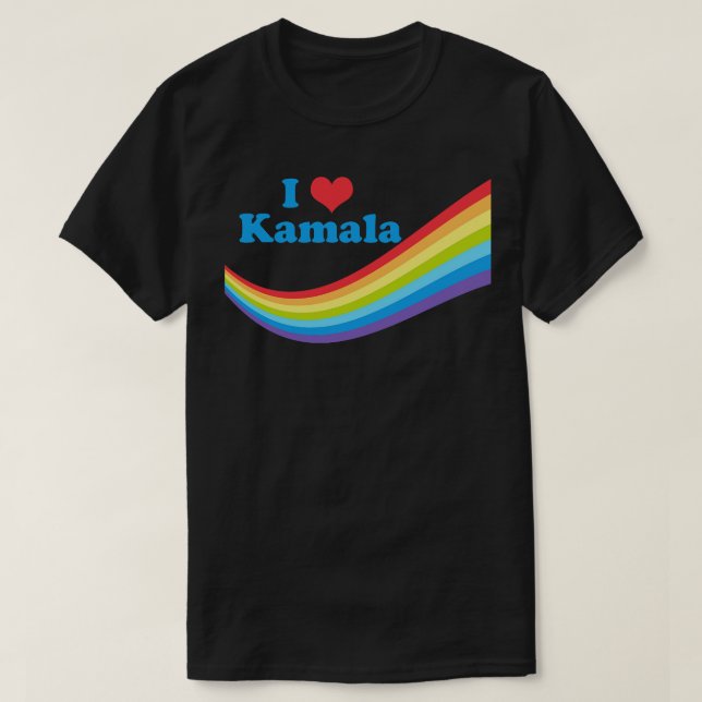 T-shirt I Love Kamala (Design devant)