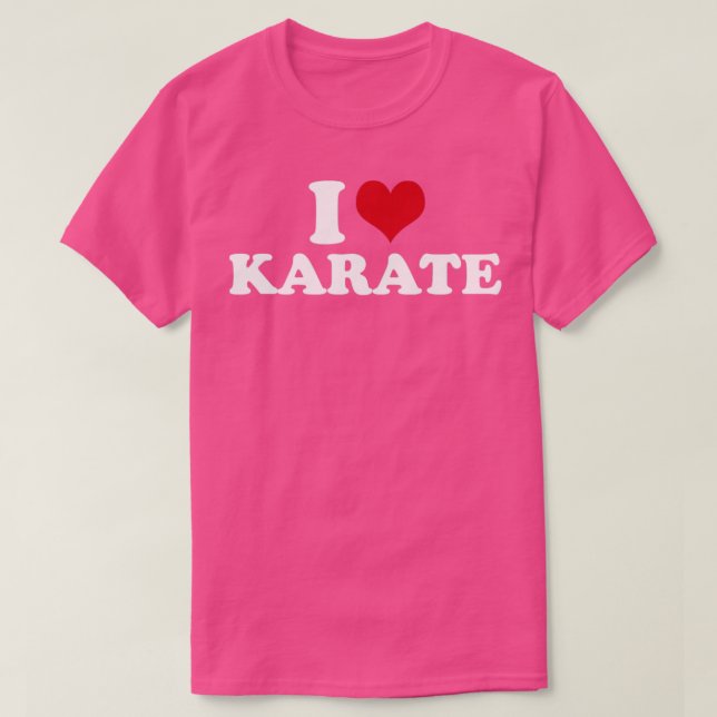 T-shirt I Love Karate1 (Design devant)
