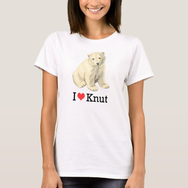 T-shirt I Love Knut (Devant)