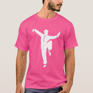 T-shirt I Love Kungfu Entraînement Martial Art Kung Fu Des