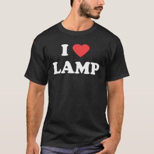 T-shirt I Love Lamp - Drôle