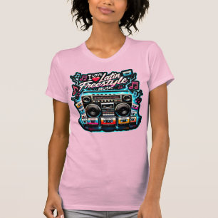 T-shirt I Love Latin Freestyle Music