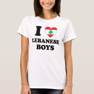 T-shirt I love Lebanese Boys